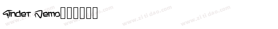 Findet Nemo字体转换